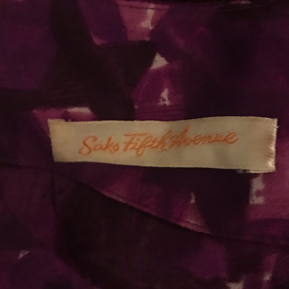 Vntg 1950 Saks Fifth Avenue 2 piece purple set - Picture 7 of 15